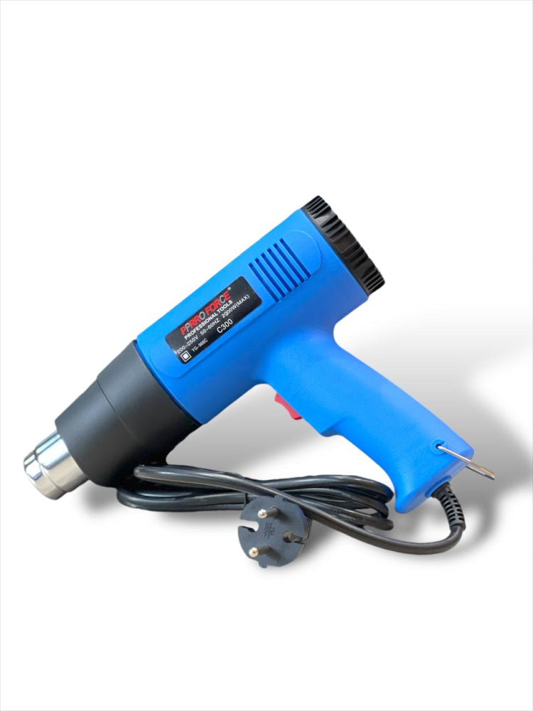 2000W Heat Shrink Gun Electric Hot Air Gun Temperatures Adjustable Plastic POF Film Shrinking Machine