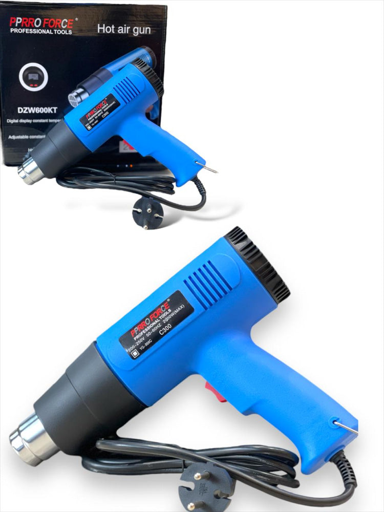2000W Heat Shrink Gun Electric Hot Air Gun Temperatures Adjustable Plastic POF Film Shrinking Machine