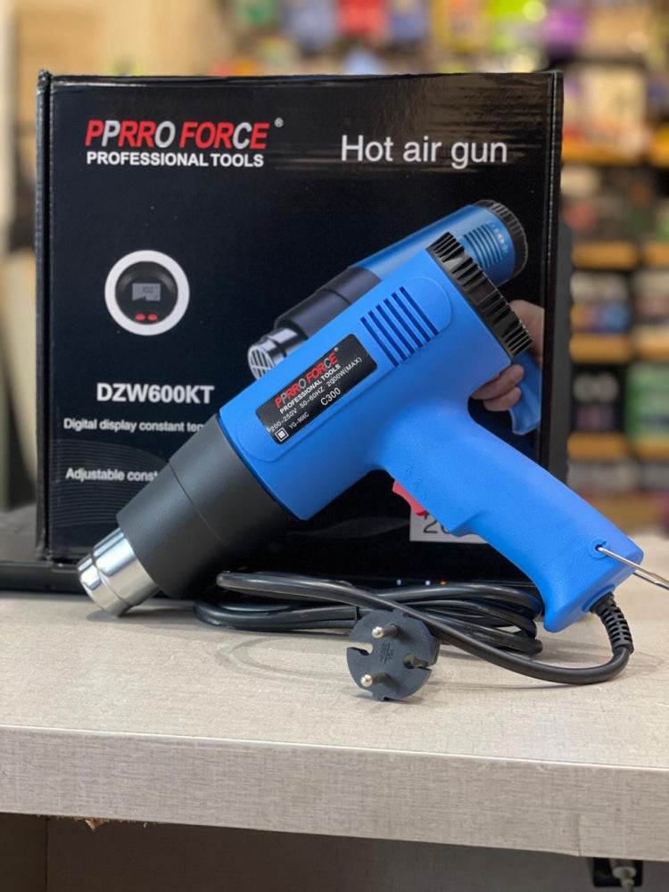 2000W Heat Shrink Gun Electric Hot Air Gun Temperatures Adjustable Plastic POF Film Shrinking Machine