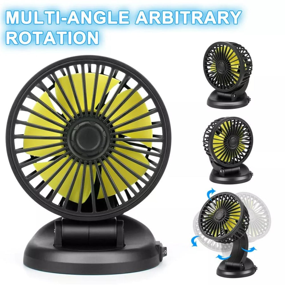 360 Rotatable Car Portable Fan