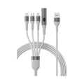4IN1 Super Fast Charging Line With Cigaratte Lighter 1.2M/5A Mix Colors