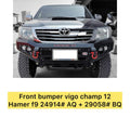 4X4 Toyota Hilux Vigo Front Bumper Hamer Style F9-H 2013