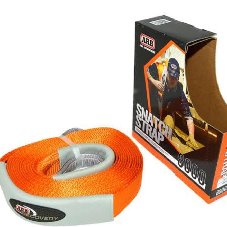ARB Recovery Snatch Strap 9M-8000KG Heavy Duty Tow & Recovery Strap for 4x4 Vehicles