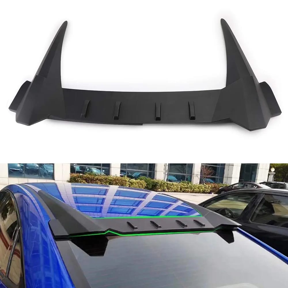 Toyota Corolla 2015 Type-R Roof Spoiler Matte Black