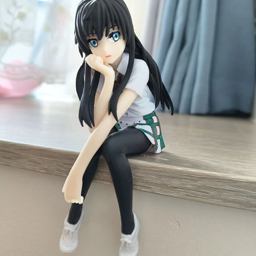 Anime One Piece Yukino Yukinoshita Sitting Posture Pvc Model Anime Figure