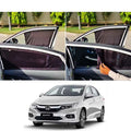Honda City Custom Fit Railing Curtains 2021-2025 -Sun Shade - Parda-4pcs