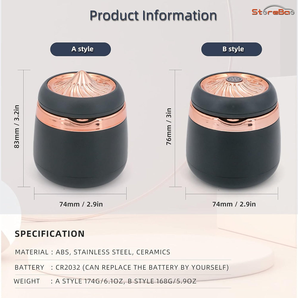 Car Ashtray With Multi Led Light Mini Portable Stainless Steel N18 Model