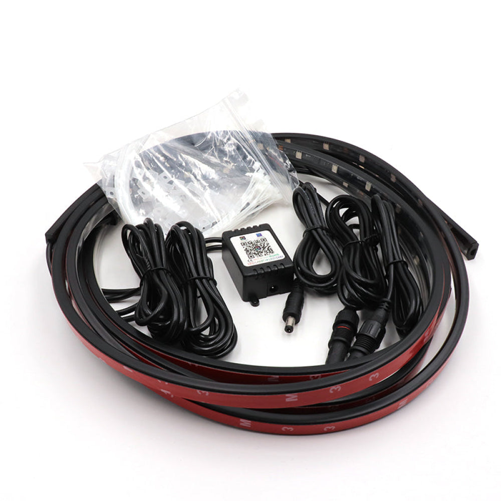 Car Underbody Streamer Ambient Light Strip Flexible RGB App Remote
