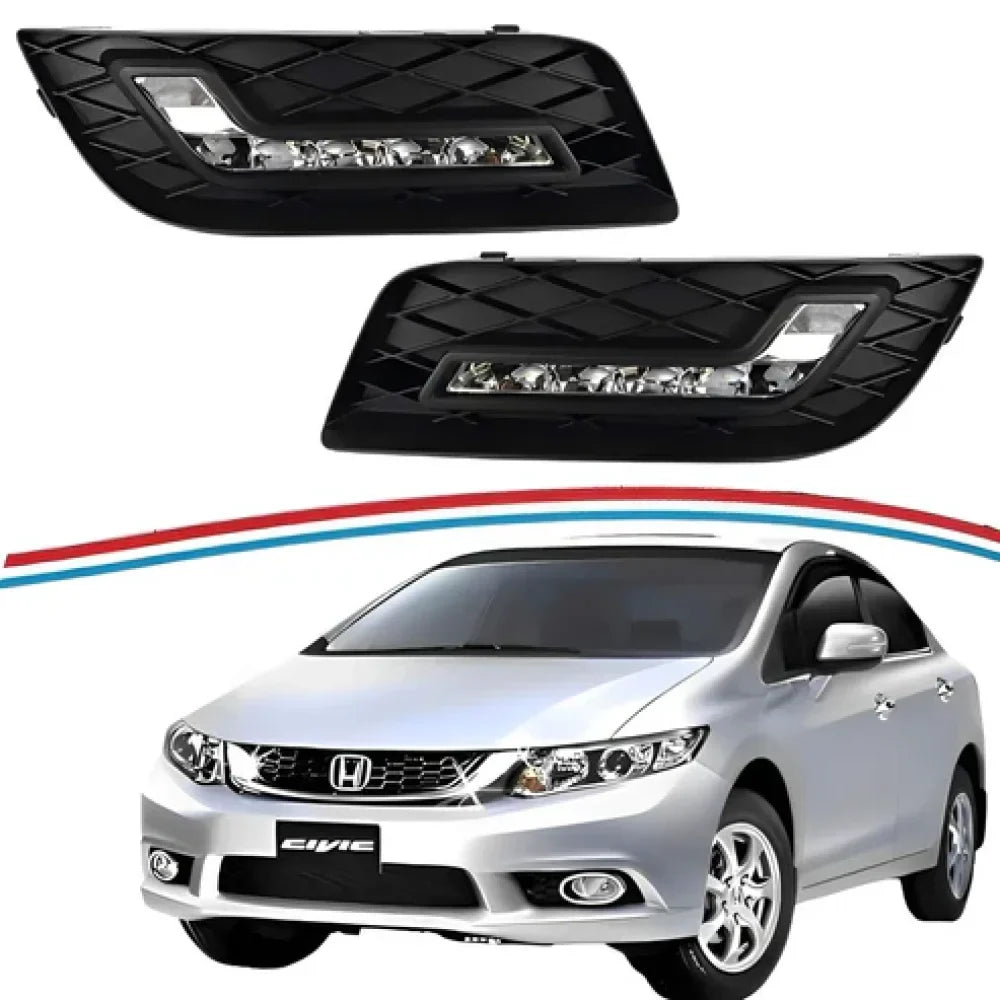 DLAA Honda Civic LED Fog Lamps 2012-2015 - HD552