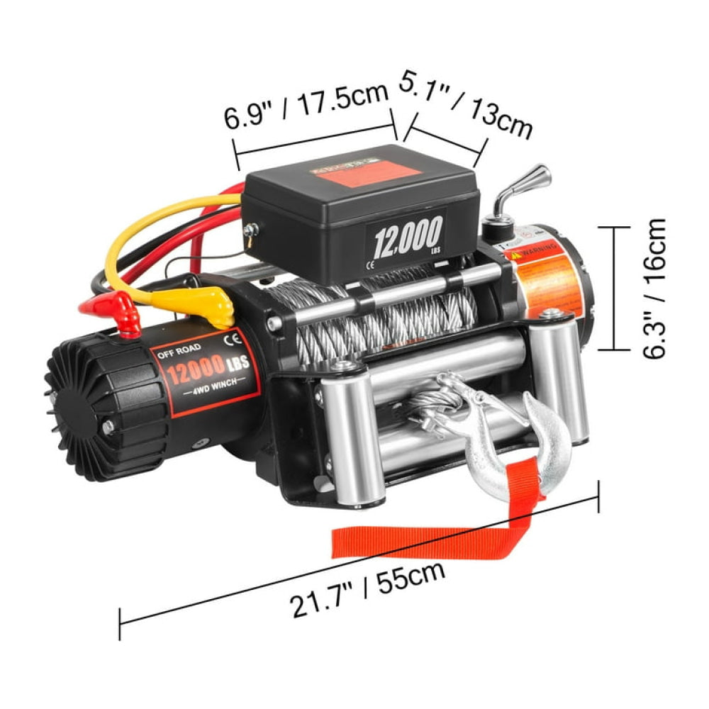Electric 4x4 Winch For Towing 12V