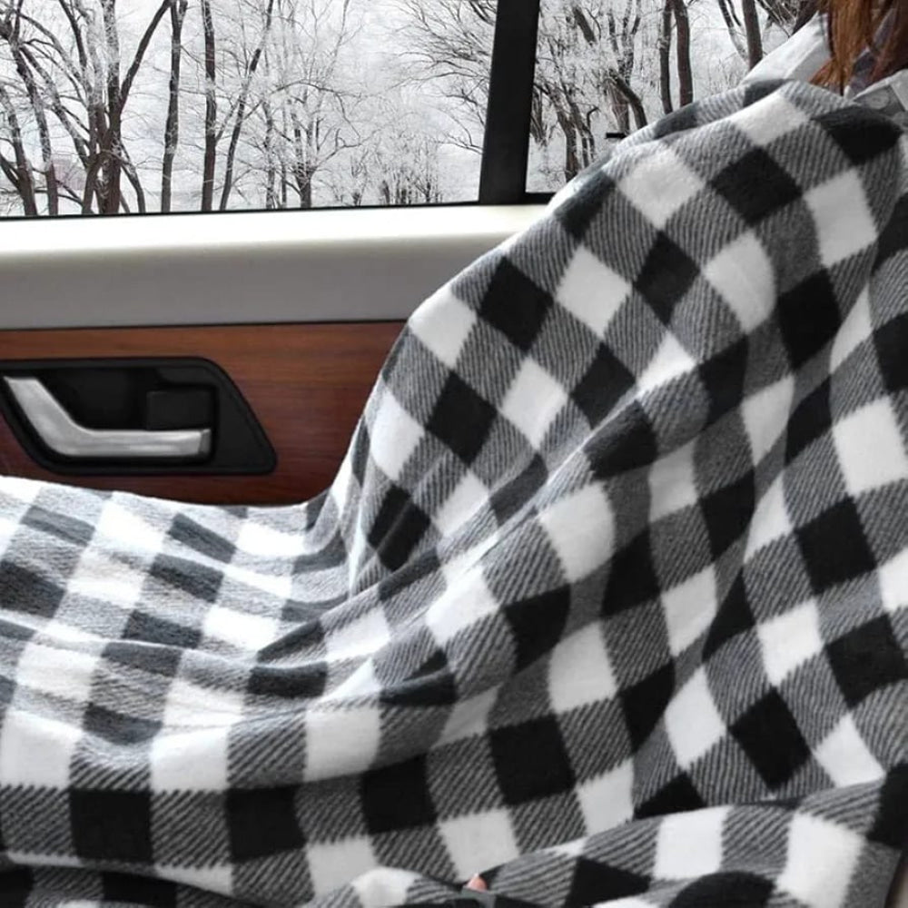 Electric Heated Car Blanket 12V