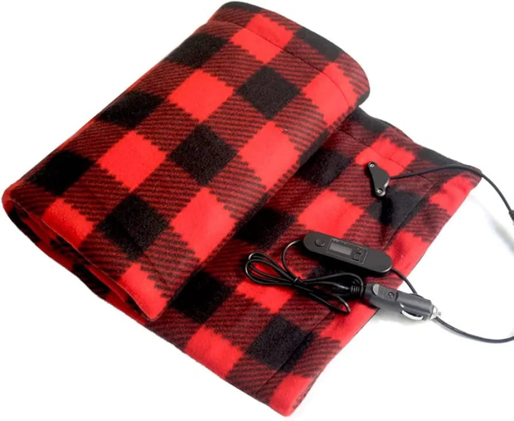 Electric Heated Car Blanket 12V