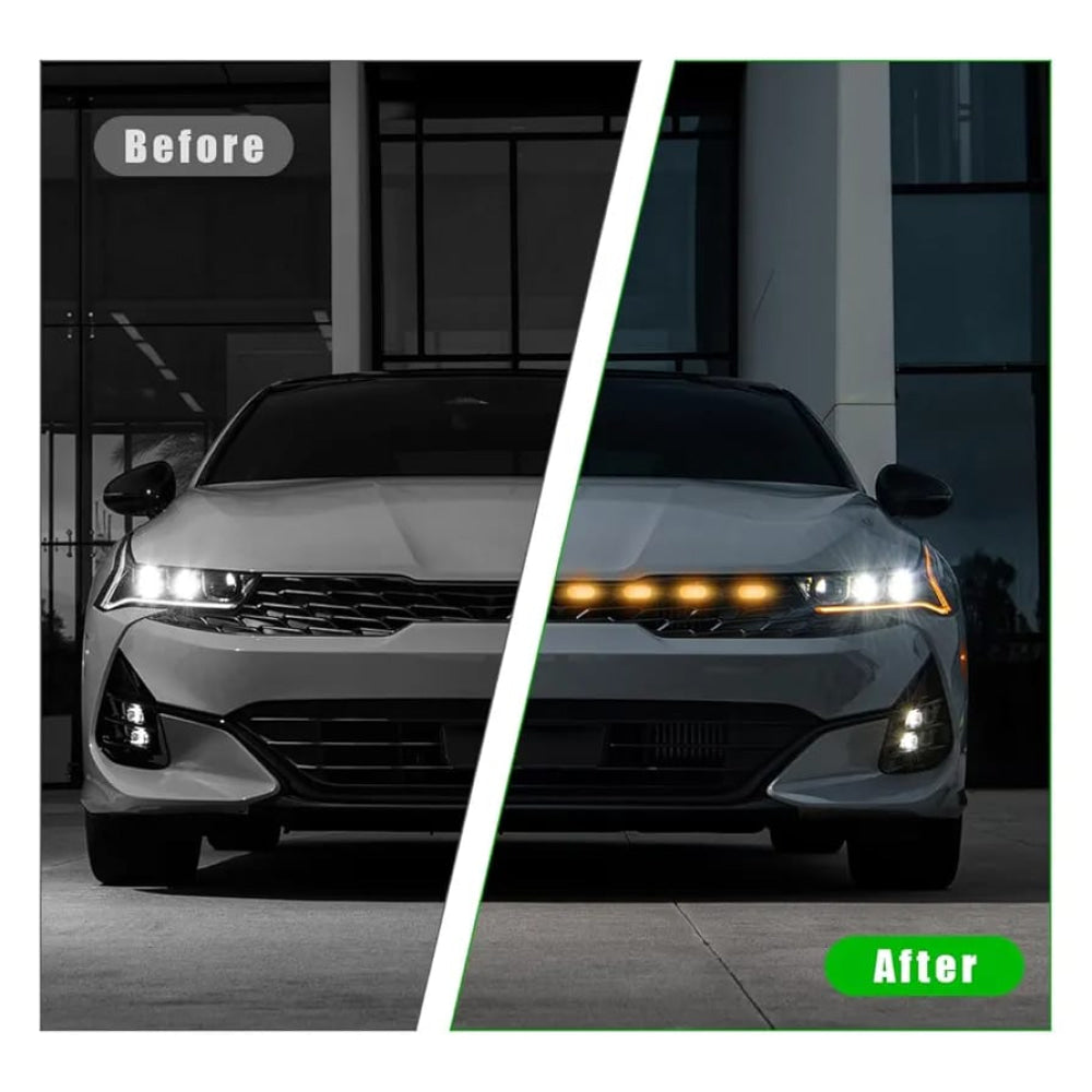 GMC Style Daytime Running Lamp For Front Grille 4Pcs/5Pcs