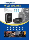Goodyear Digital 2in1 Jump Starter With Air Compressor