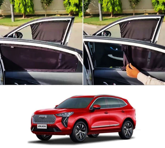 Haval Jolion  Custom Fit Railing Curtains Sun Shade - Parda-4pcs