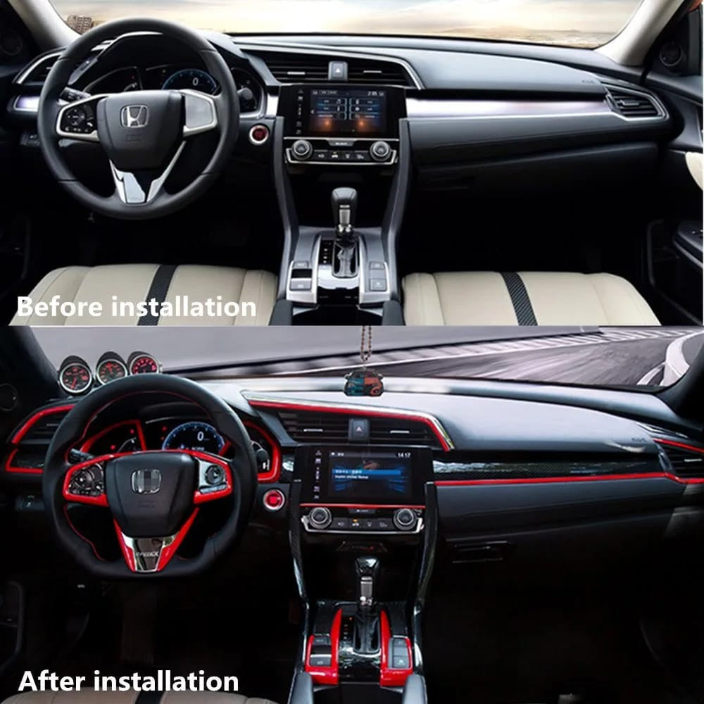Honda civic 2017 Interior Renovation Trim Kit (Red)