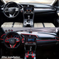 Honda civic 2017 Interior Renovation Trim Kit (Red)