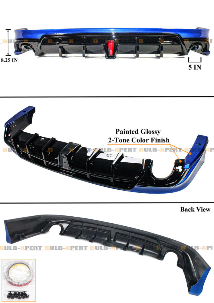 Honda Civic 2022 11th Gen Sedan 4PCS Side Skirts,Front & Rear PP