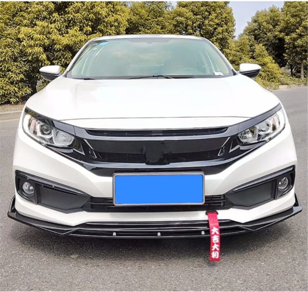 Honda Civic X  Front & Side Bumper Splitter OEM Fitting 2016-2021
