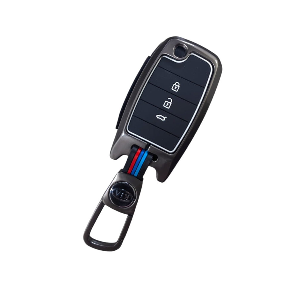 Kia Picanto Protective  Zinc Alloy Remote Key Cover (Folding)