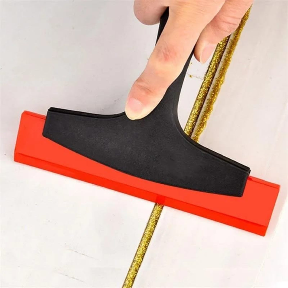 Multifunction Flexible Silicon Cleaning Scraper Shovel (RED)
