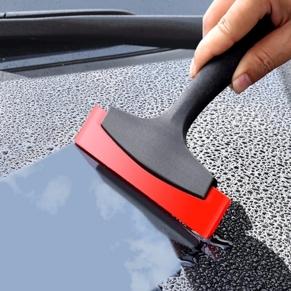 Multifunction Flexible Silicon Cleaning Scraper Shovel (RED)