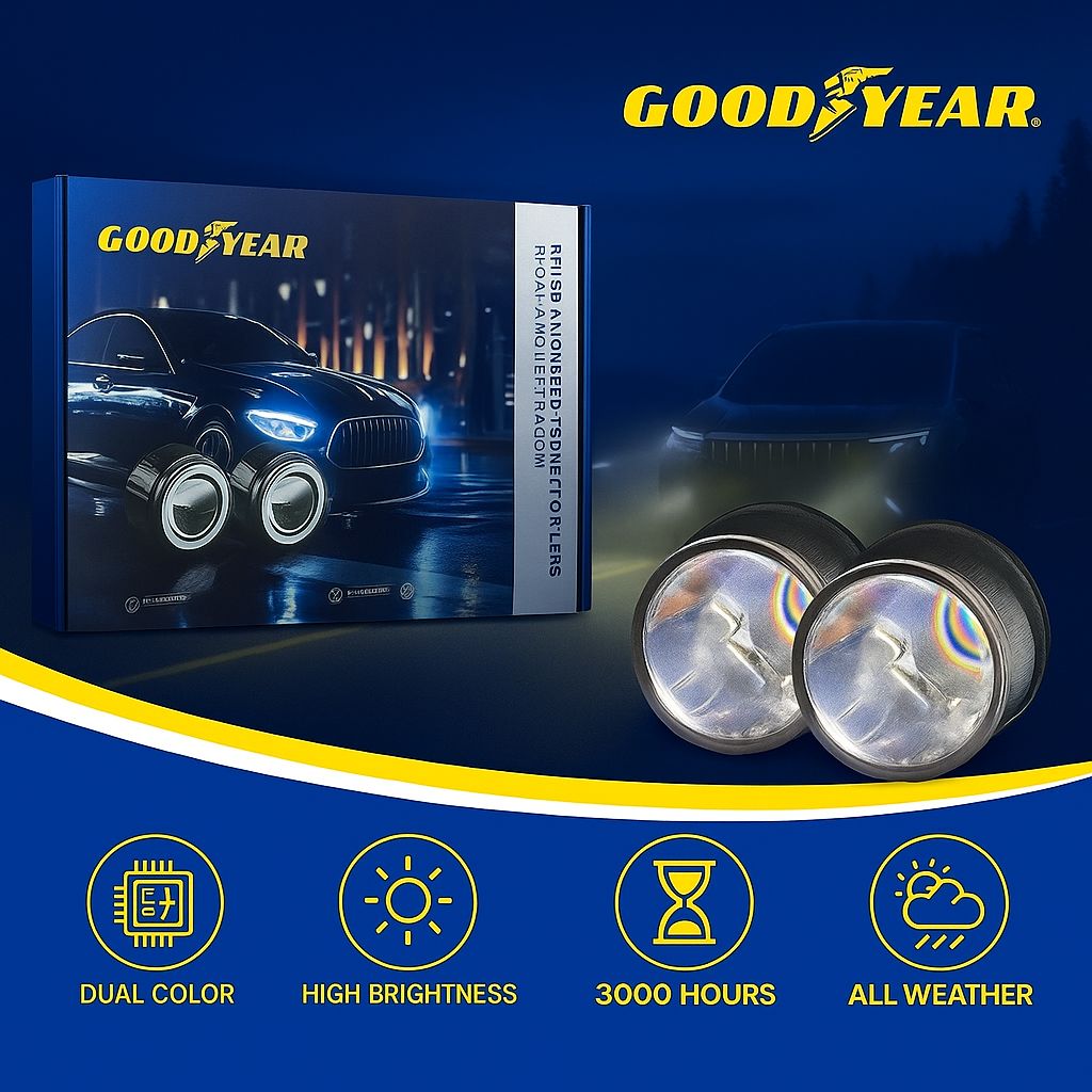 Goodyear Bi-Led Advanced Bumper Projector Lens 3-Color