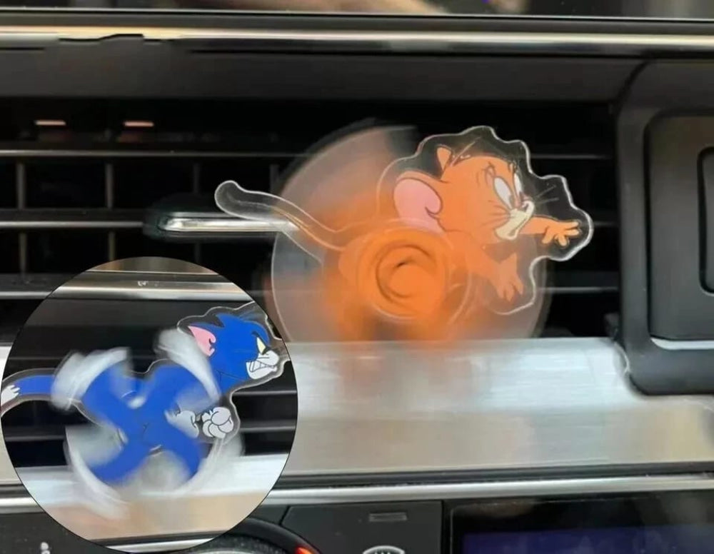 Tom & Jerry Chase Car Air Vent Decoration 3 Pcs Cartoon Set