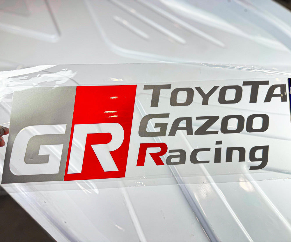 Toyota Gazoo Racing GR Sport Turbo Car 3D Logo Decorative Vinyl Stickers