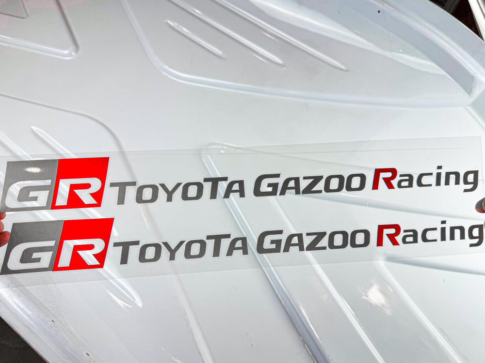 Toyota Gazoo Racing GR Sport Turbo Car 3D Logo Decorative Vinyl Stickers