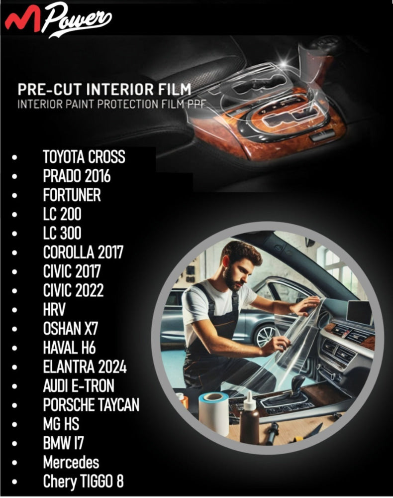 Toyota Prado 2016 Interior PPF TPU (Paint Protection Film)